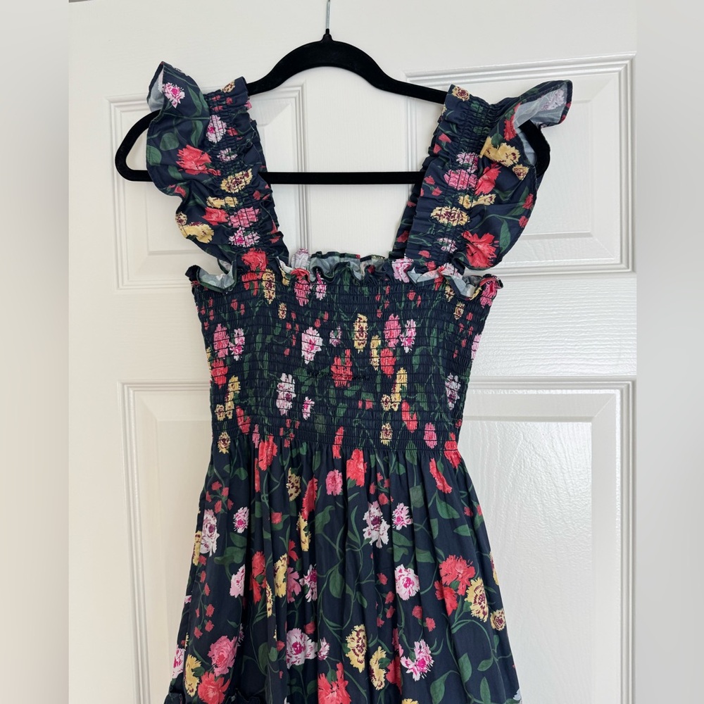 Hill House The Ellie Nap Dress in Navy Multi Peony Bouquet, size Small - Picture 8 of 13